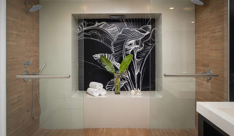 S Hotel Jamaica - Deluxe Double Room Ocean View Bathroom